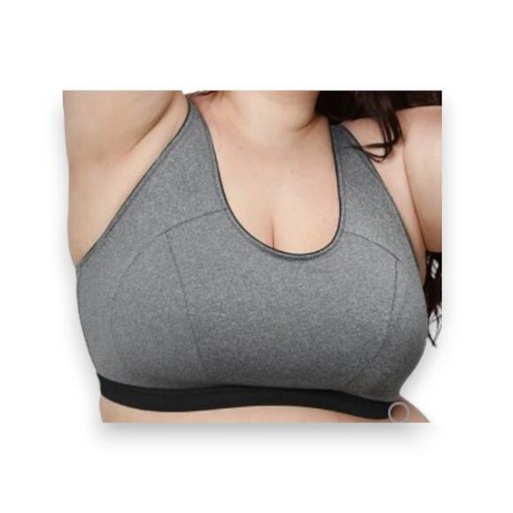 Curvy Couture Medium Impact Wireless Sports Bra - Picture 1 of 6